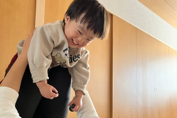 アロマキッズヨガの様子