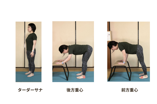 重心位置による変化