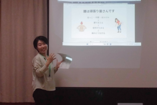 保育施設での講義の様子