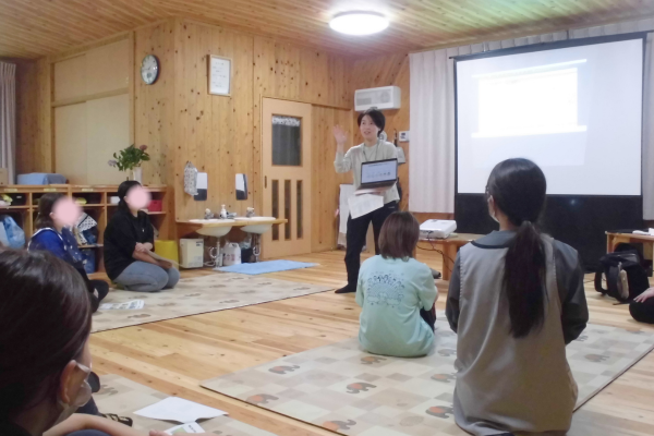 保育施設での講義の様子