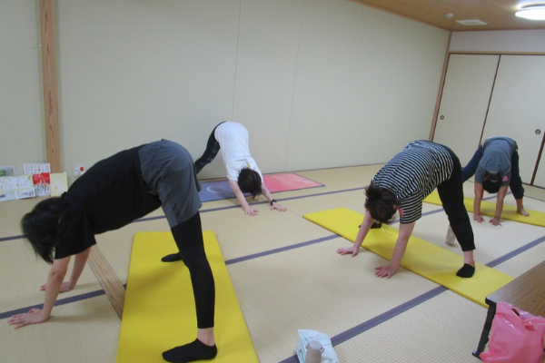 防災ヨガ講座